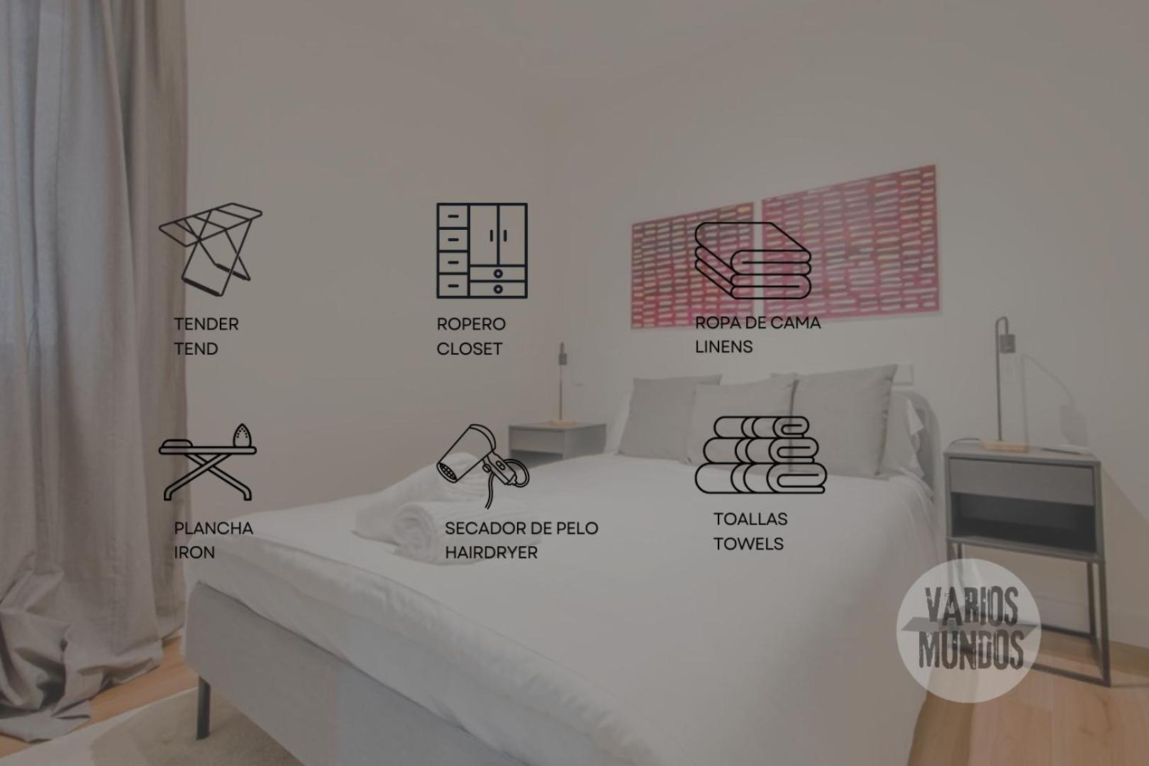 Cozy Apt Para 6Pax A Escasos Metros Del Retiro - Madrid E1 מראה חיצוני תמונה